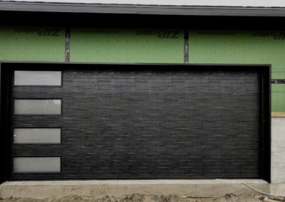Haas, black garage door, modern garage door, modern, modern windows, modern home